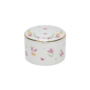 Μπιζουτιέρα από πορσελάνη pink fleur